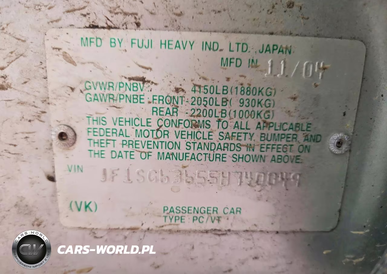 2005 Subaru Forester 2.5X VIN:JF1SG63655H740049 - 14