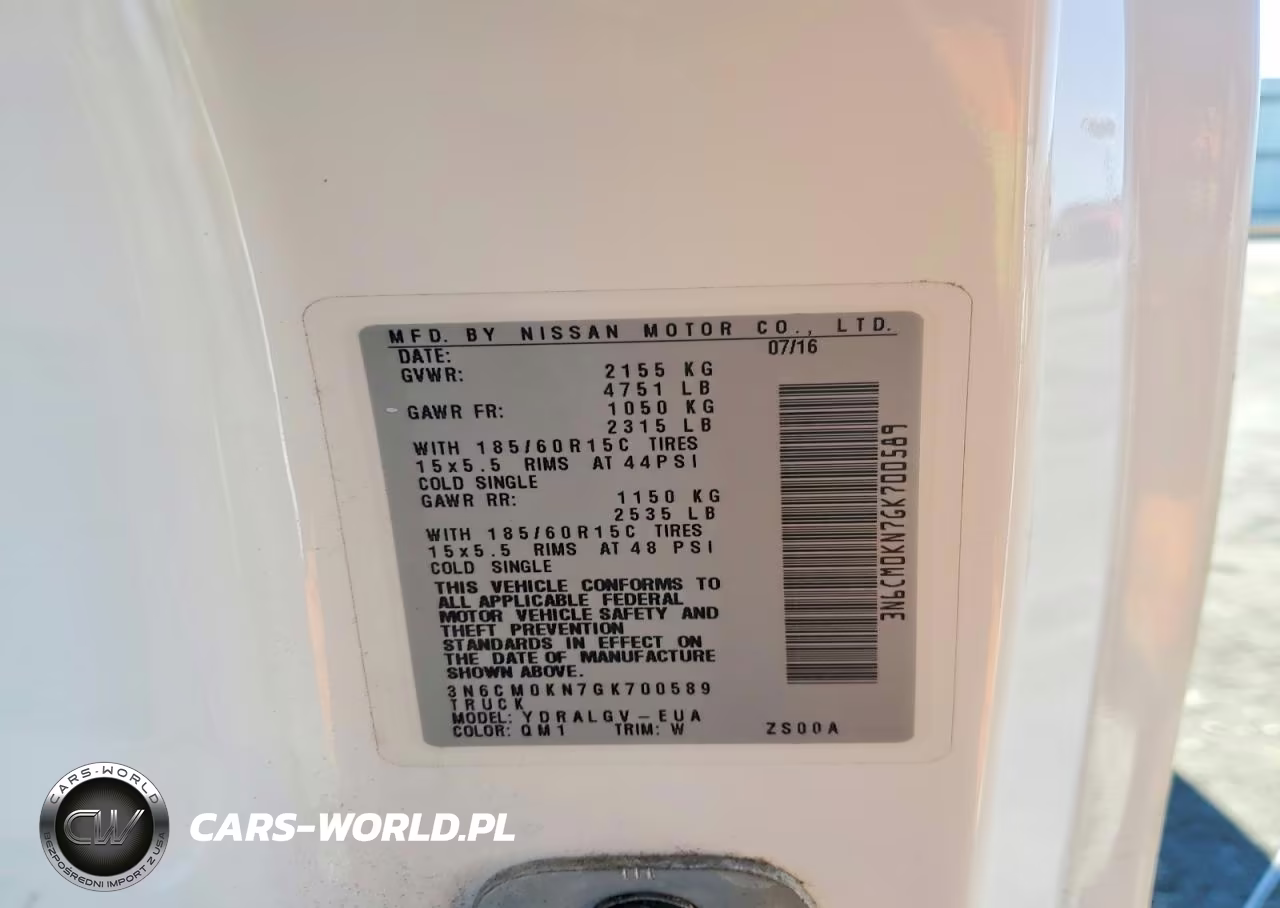 2016 Nissan Nv200 Sv VIN:3N6CM0KN7GK700589 - 13