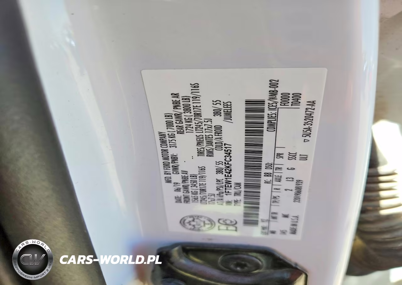 2019 Ford F150 Supercrew VIN:1FTEW1E42KFC34517 - 12