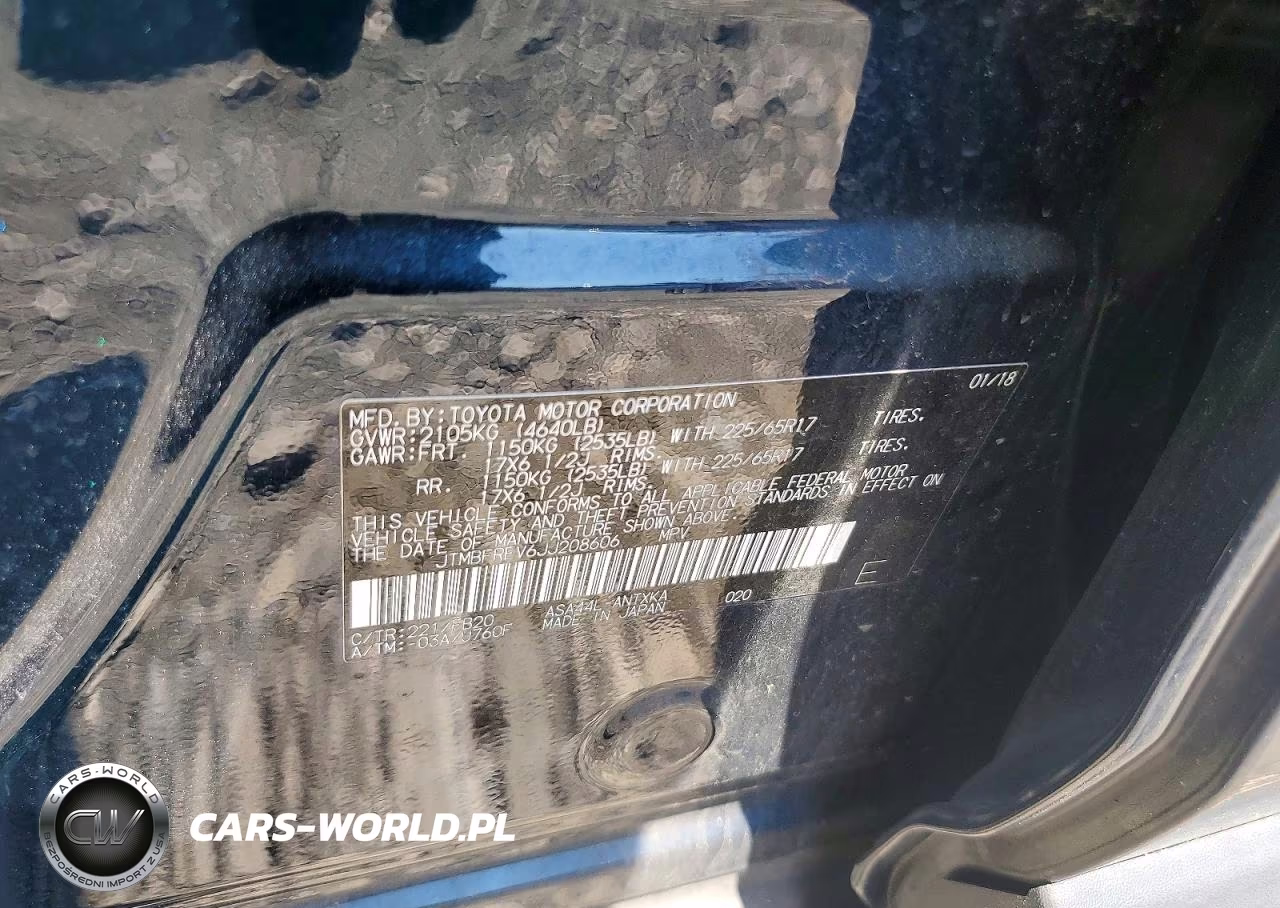 2018 Toyota Rav4 Le VIN:JTMBFREV6JJ208606 - 12
