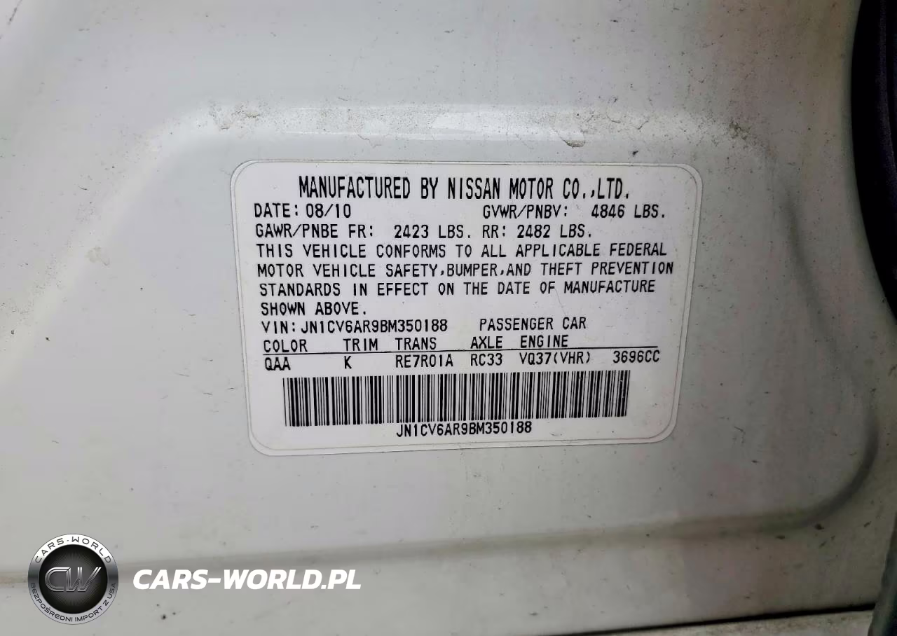 2011 Infiniti G37 Sedan X VIN:JN1CV6AR9BM350188 - 12