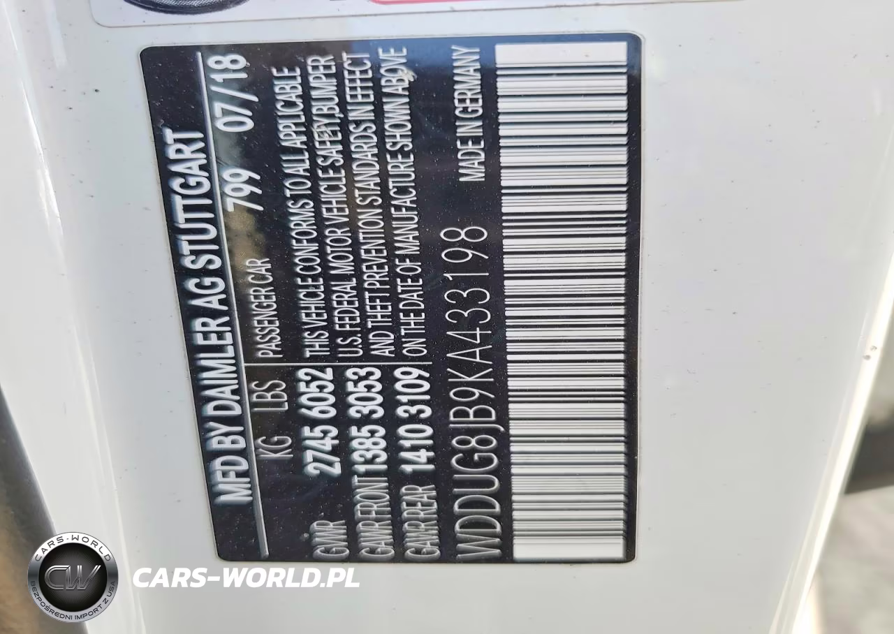 2019 Mercedes-Benz S 63 Amg 4Matic VIN:WDDUG8JB9KA433198 - 12