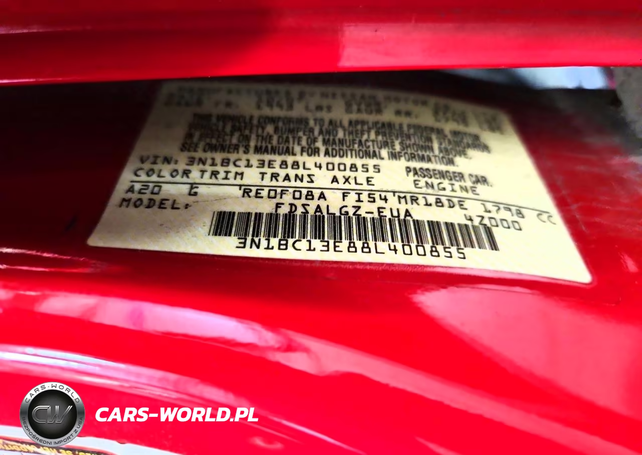 2008 Nissan Versa 1.8 S VIN:3N1BC13E88L400855 - 13