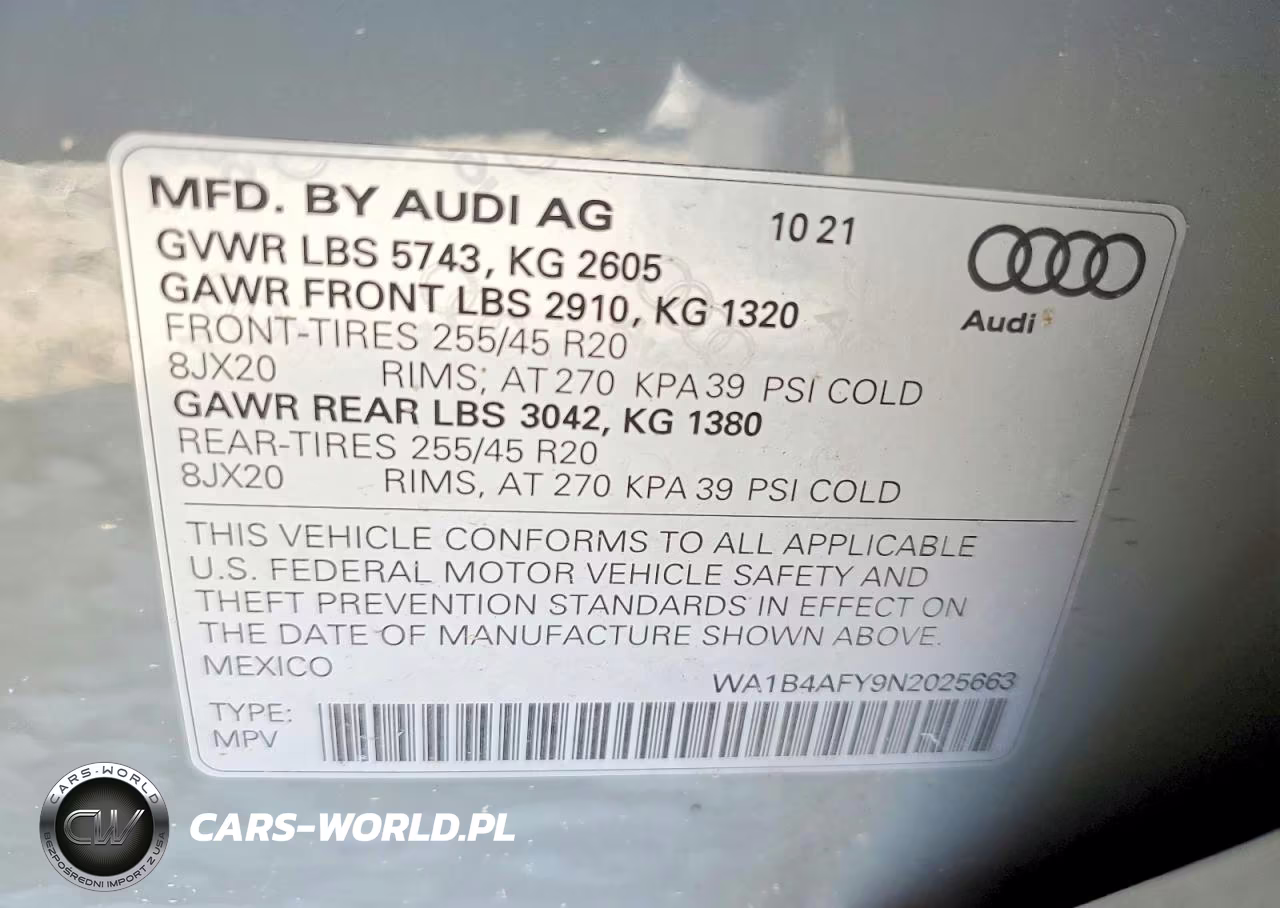 2022 Audi Sq5 Premium Plus VIN:WA1B4AFY9N2025663 - 13