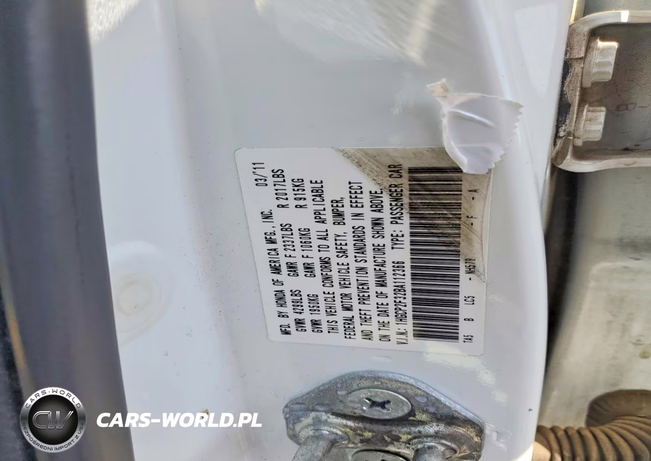 2011 Honda Accord Lx VIN:1HGCP2F32BA112366 - 13