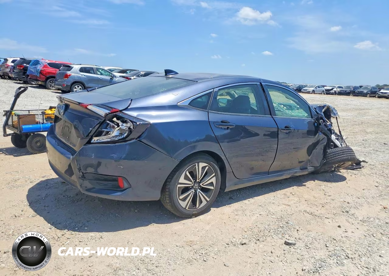 2018 Honda Civic Exl VIN:JHMFC1F78JX027031 - 3