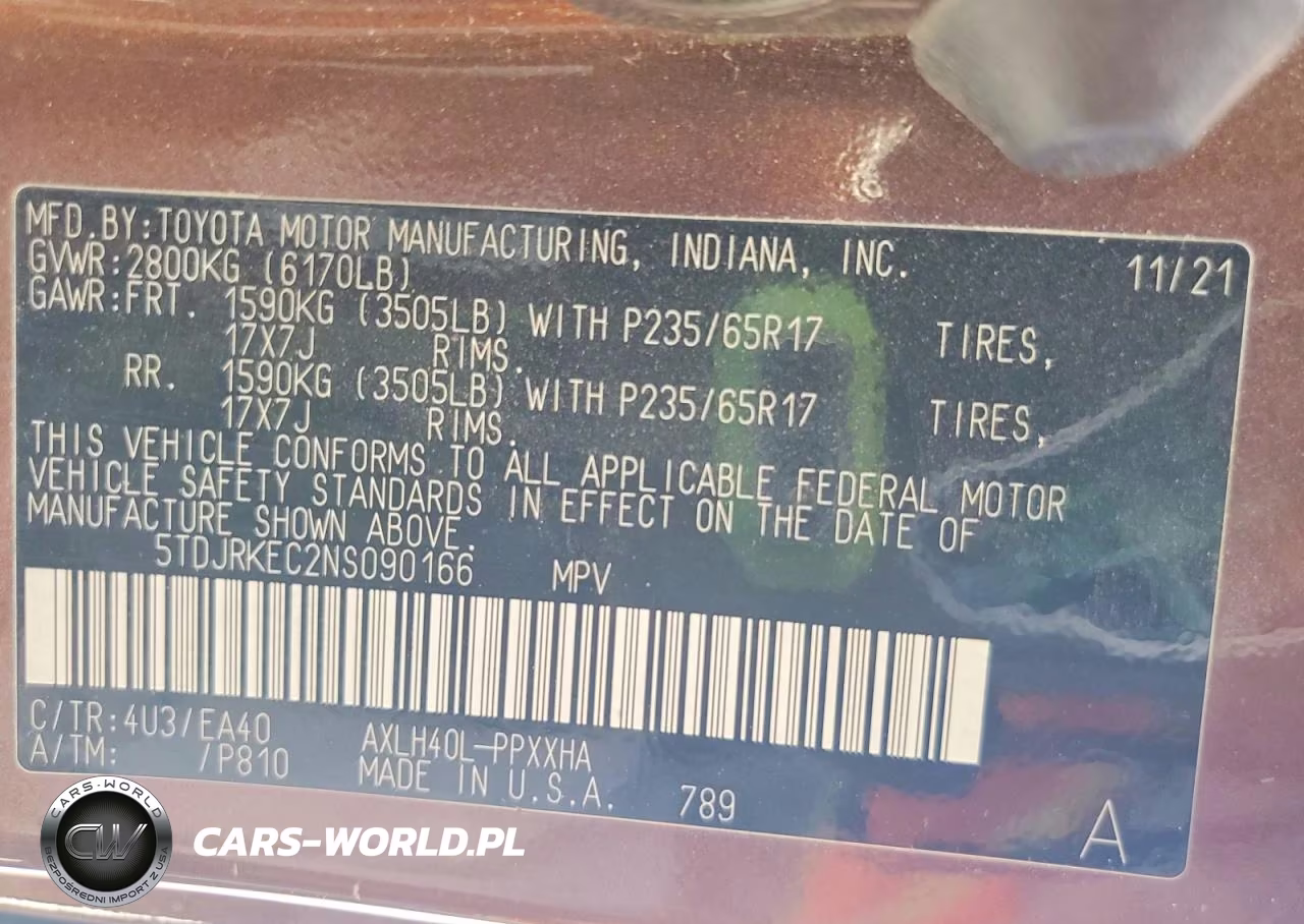 2022 Toyota Sienna Xle VIN:5TDJRKEC2NS090166 - 14