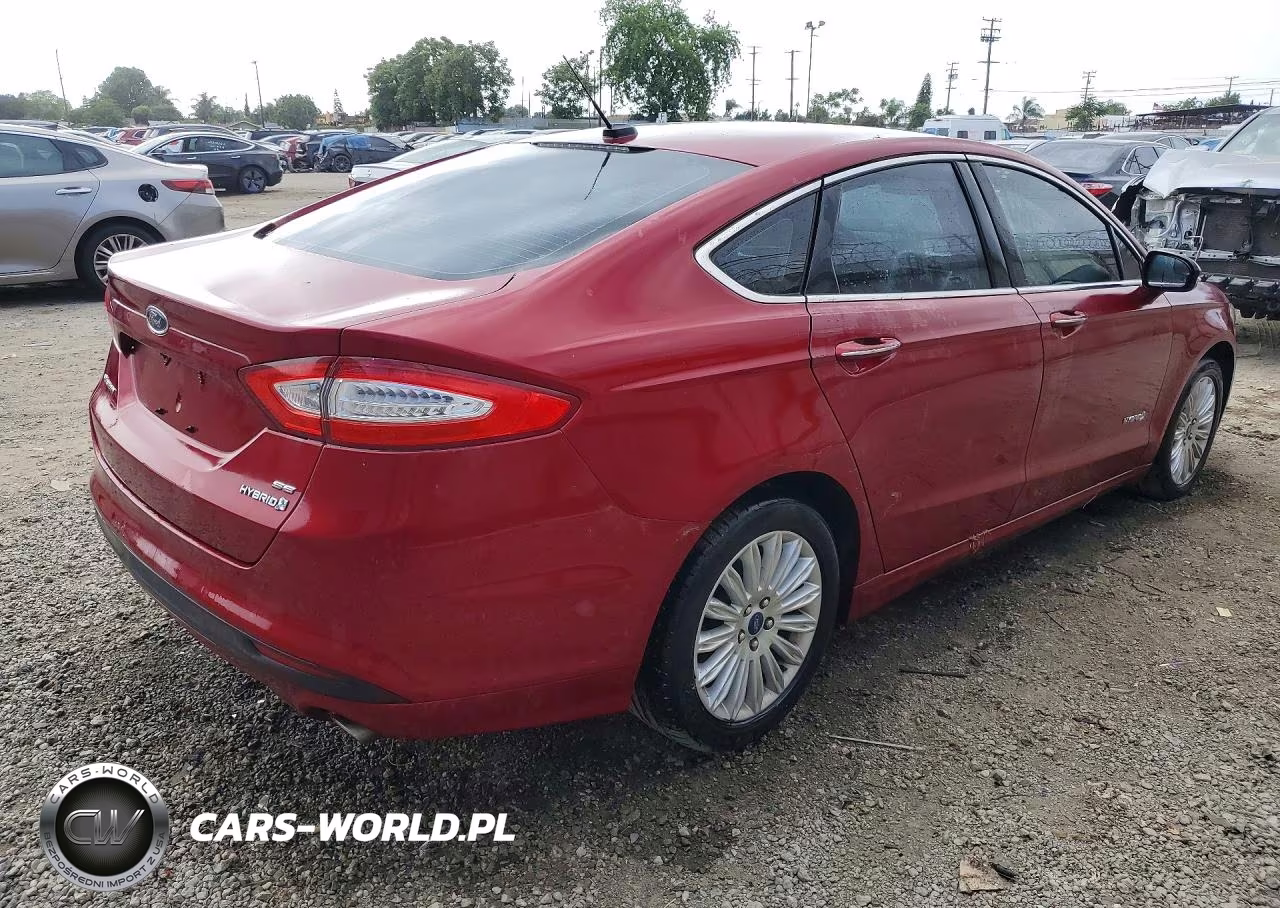 2014 Ford Fusion Se Hybrid VIN:3FA6P0LU7ER393254 - 3