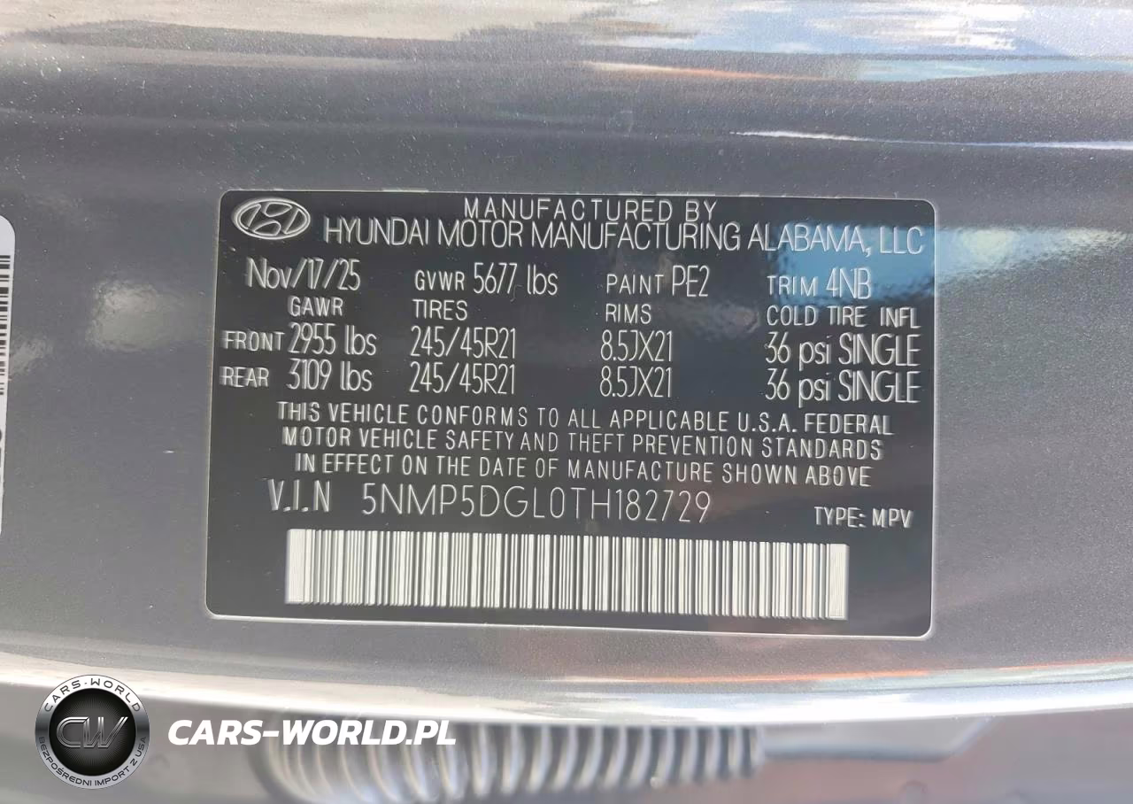 2026 Hyundai Santa Fe Calligraphy VIN:5NMP5DGL0TH182729 - 14