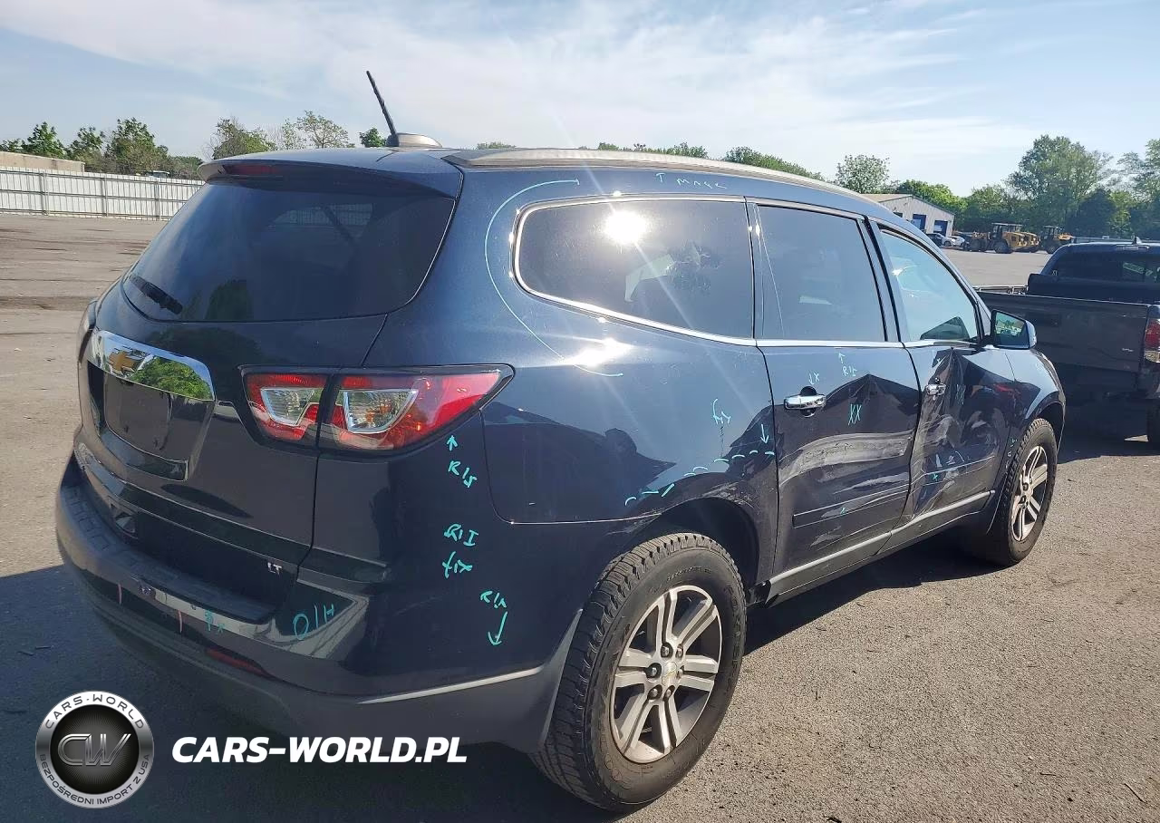 2017 Chevrolet Traverse Lt VIN:1GNKRGKDXHJ180754 - 3