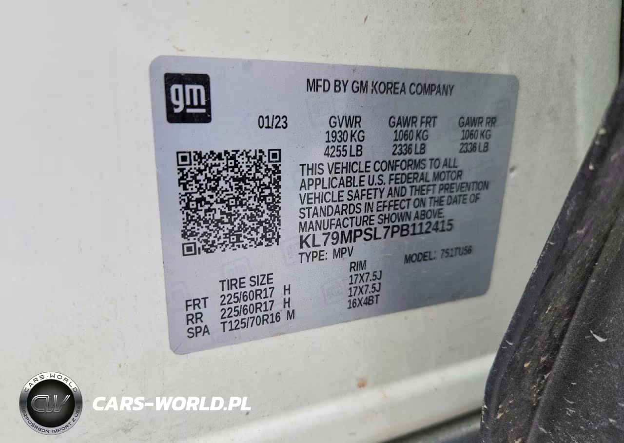 2023 Chevrolet Trailblazer Lt VIN:KL79MPSL7PB112415 - 13