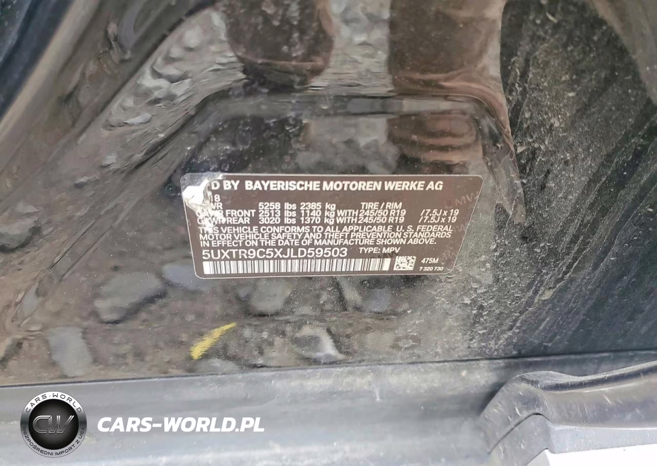 2018 BMW X3 xDrive30I VIN:5UXTR9C5XJLD59503 - 13
