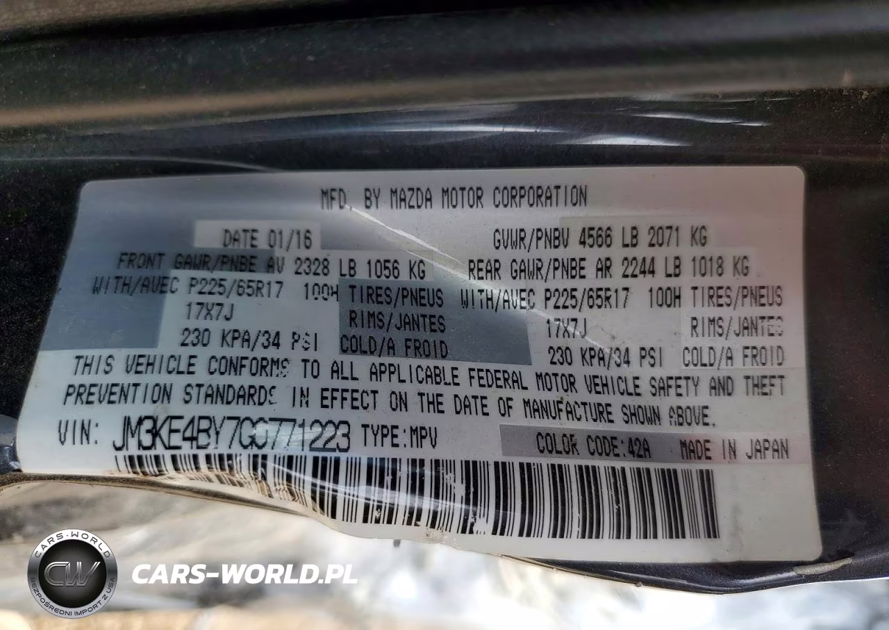 2016 Mazda Cx-5 Sport VIN:JM3KE4BY7G0771223 - 13