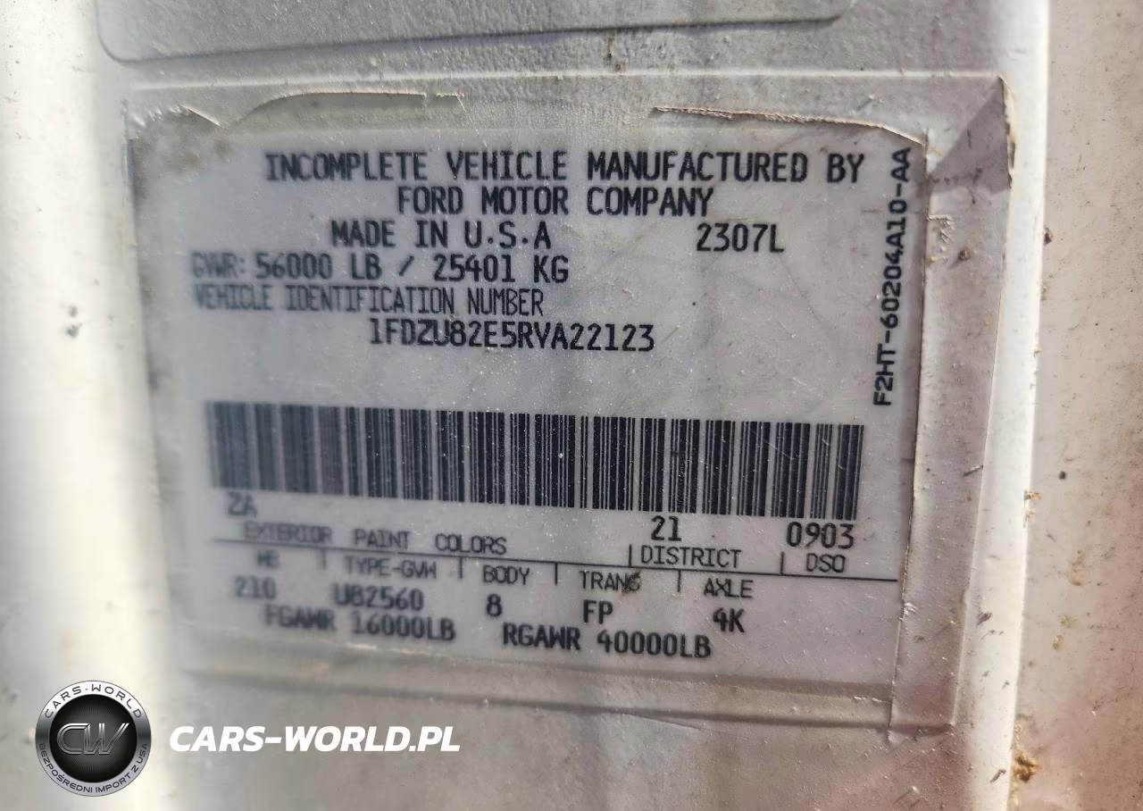 1994 Ford L-Series Lt8000F VIN:1FDZU82E5RVA22123 - 10