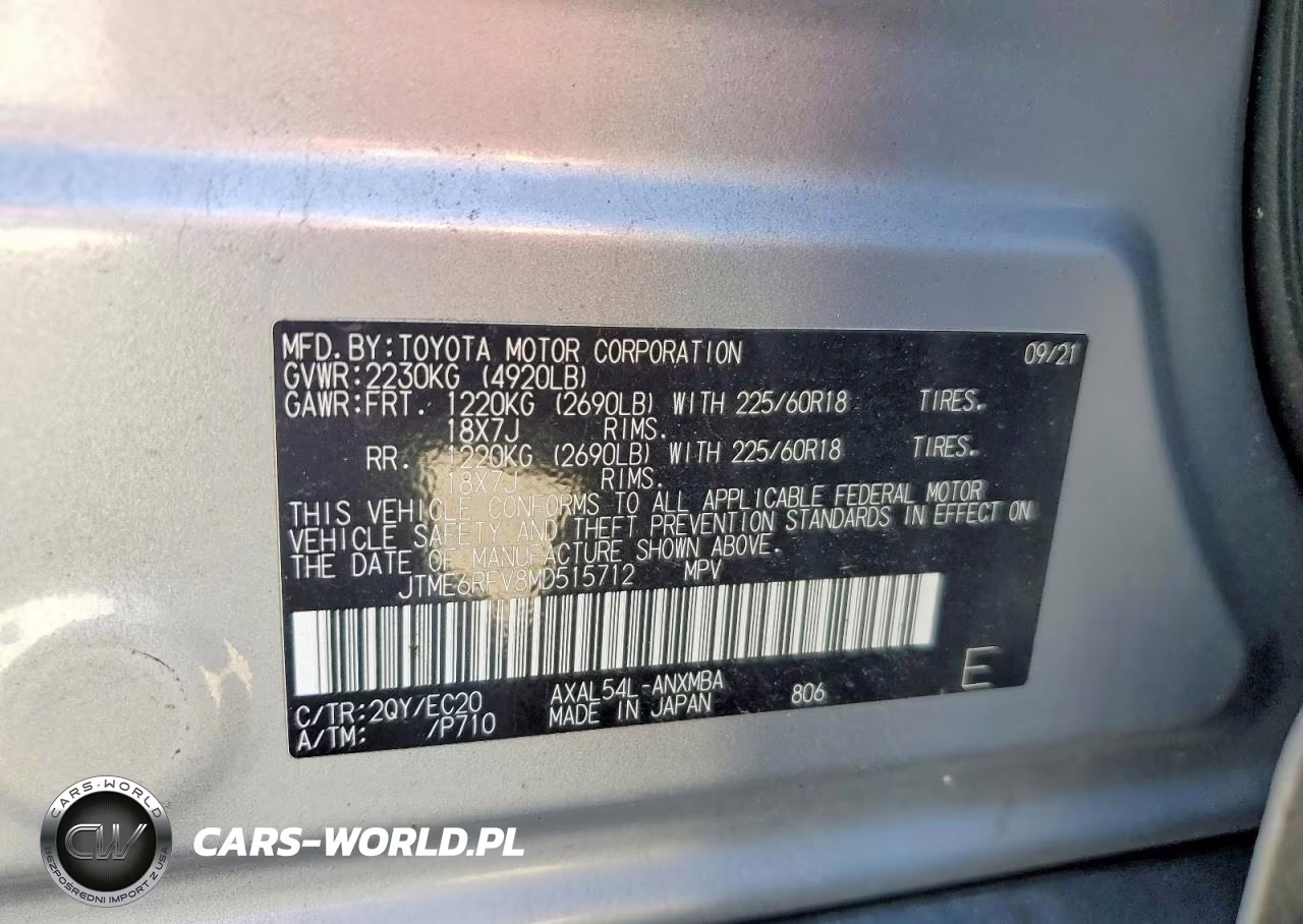 2021 Toyota Rav4 Xse VIN:JTME6RFV8MD515712 - 13