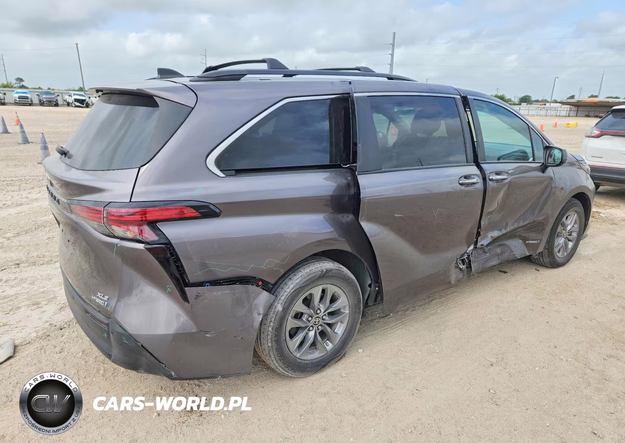 2021 Toyota Sienna Xle VIN:5TDYRKEC7MS029781 - 3