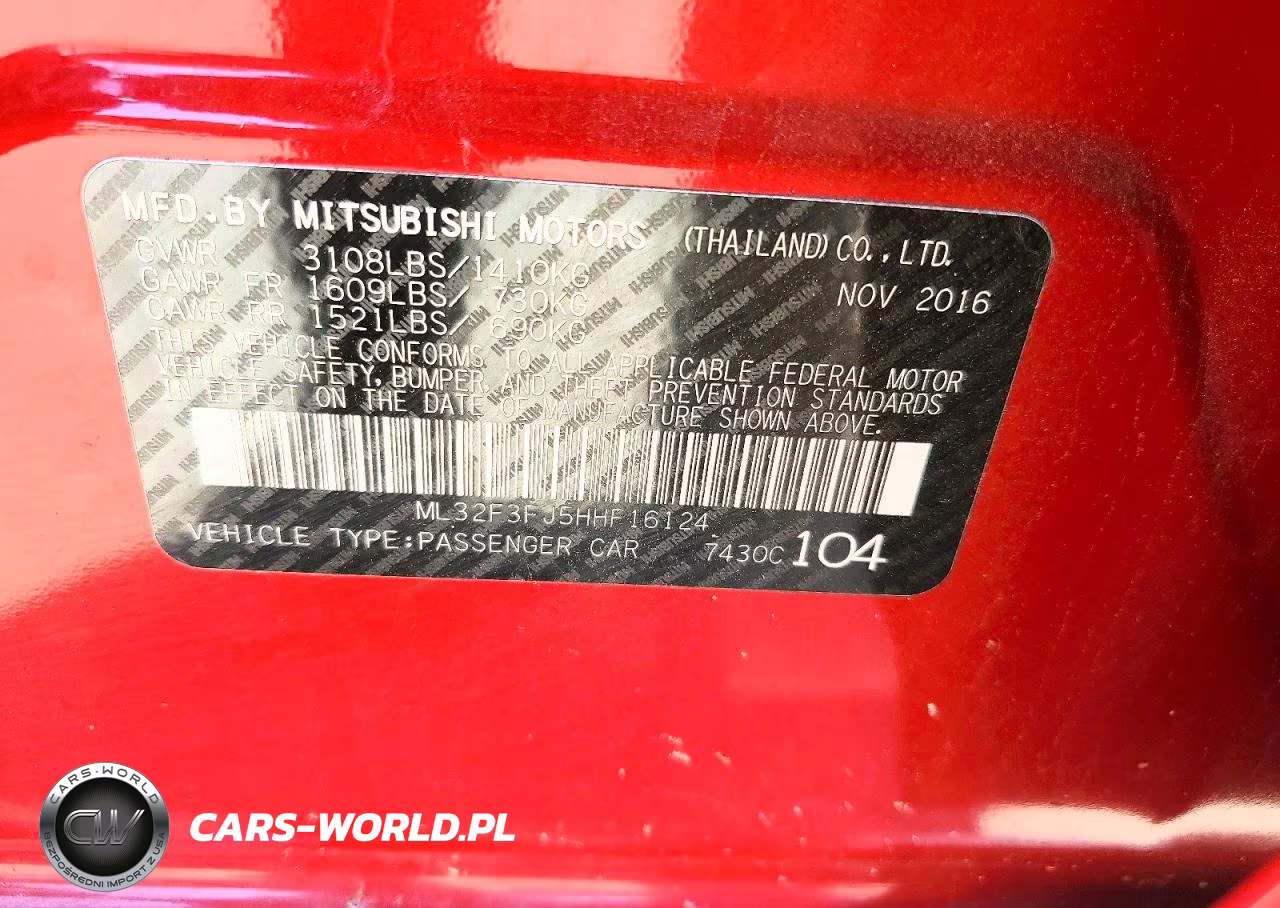 2017 Mitsubishi Mirage G4 Es VIN:ML32F3FJ5HHF16124 - 12