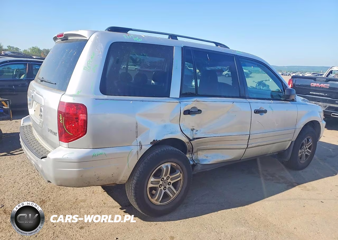 2005 Honda Pilot Exl VIN:5FNYF18625B062783 - 3