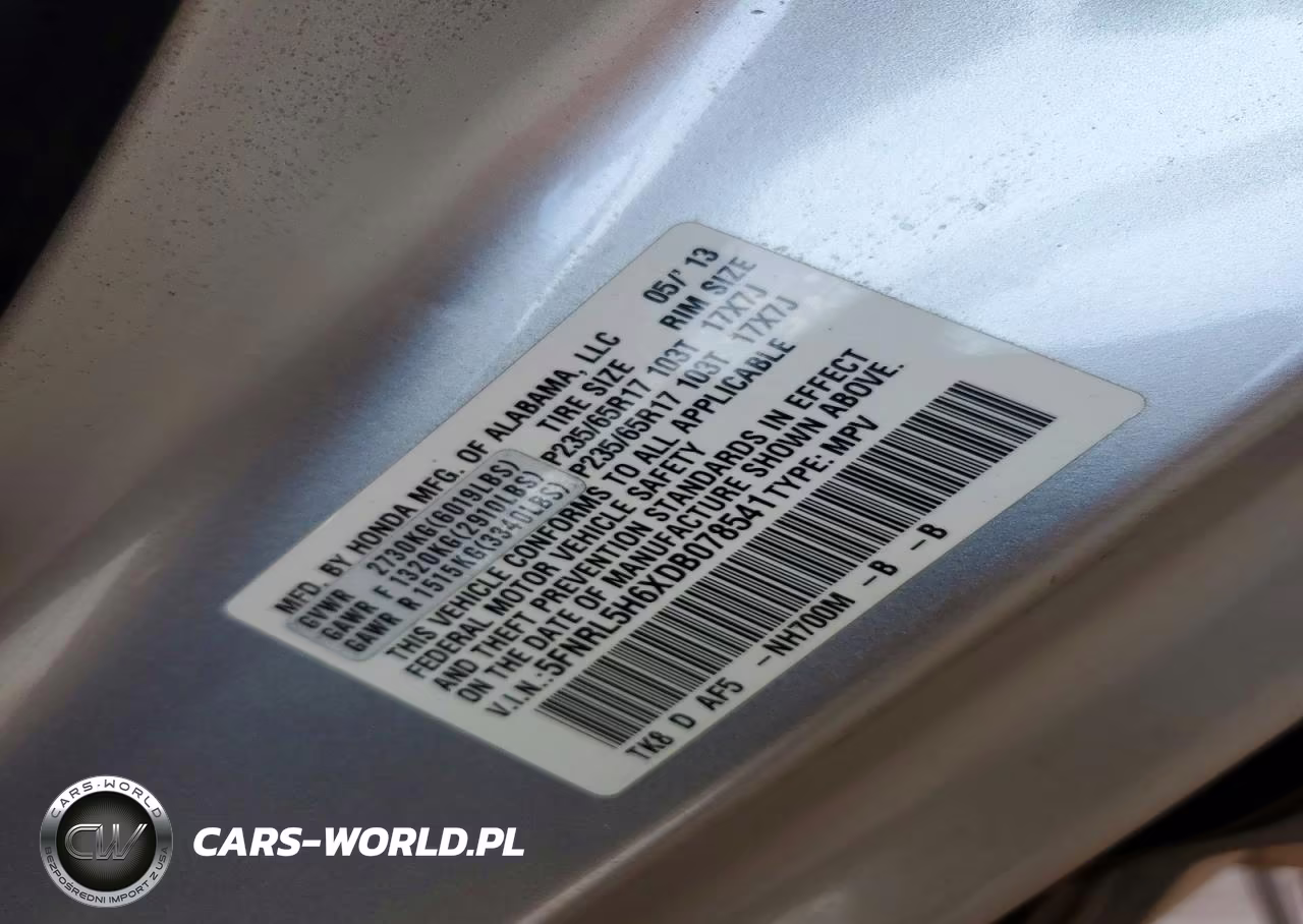 2013 Honda Odyssey Exl VIN:5FNRL5H6XDB078541 - 14