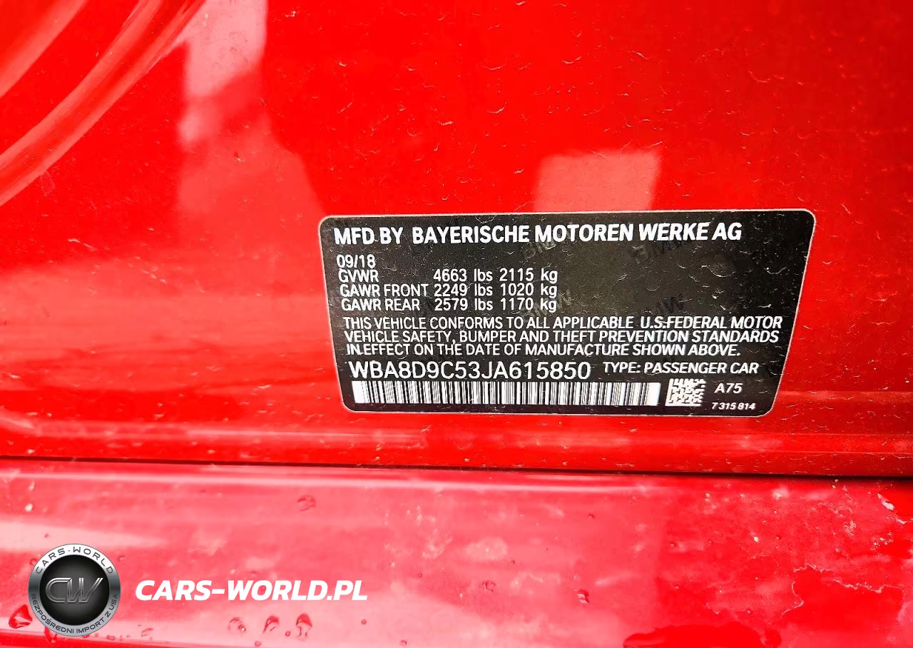 2018 BMW 330 Xi VIN:WBA8D9C53JA615850 - 12