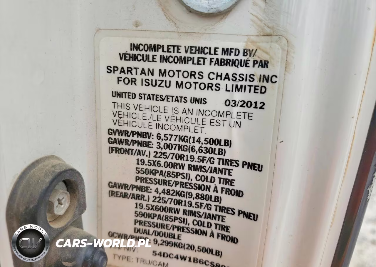 2012 Isuzu Npr Hd Box Truck VIN:54DC4W1B6CS803694 - 12