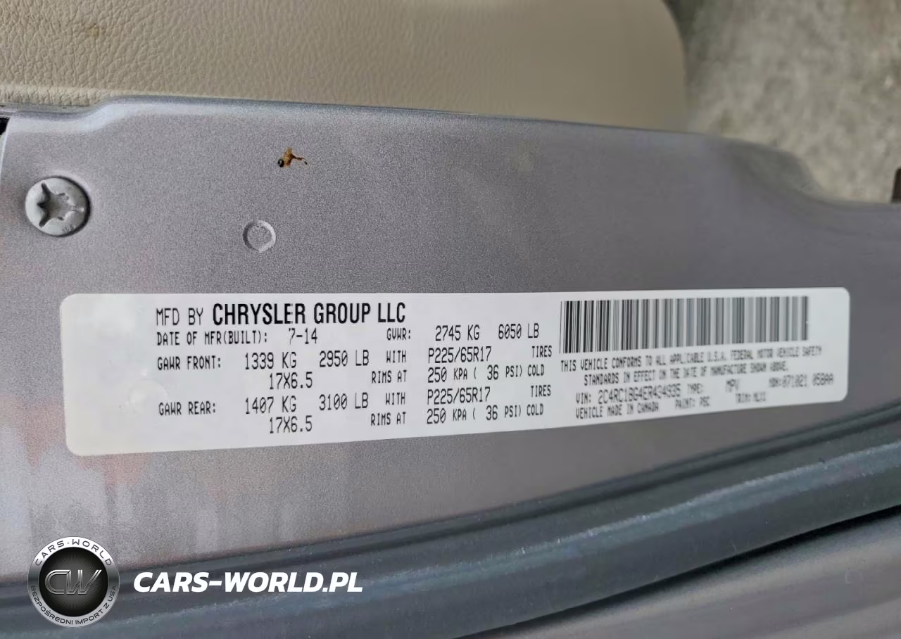 2014 Chrysler Town & Country Touring VIN:2C4RC1BG4ER434935 - 13