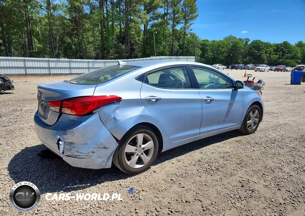 2012 Hyundai Elantra Gls VIN:KMHDH4AE8CU425034 - 3