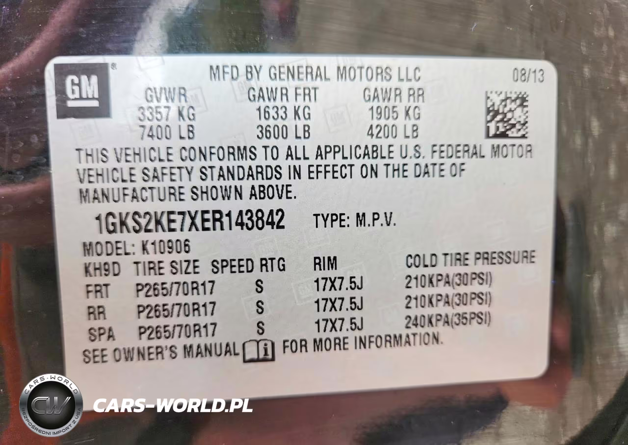 2014 GMC Yukon Xl K1500 Slt VIN:1GKS2KE7XER143842 - 13