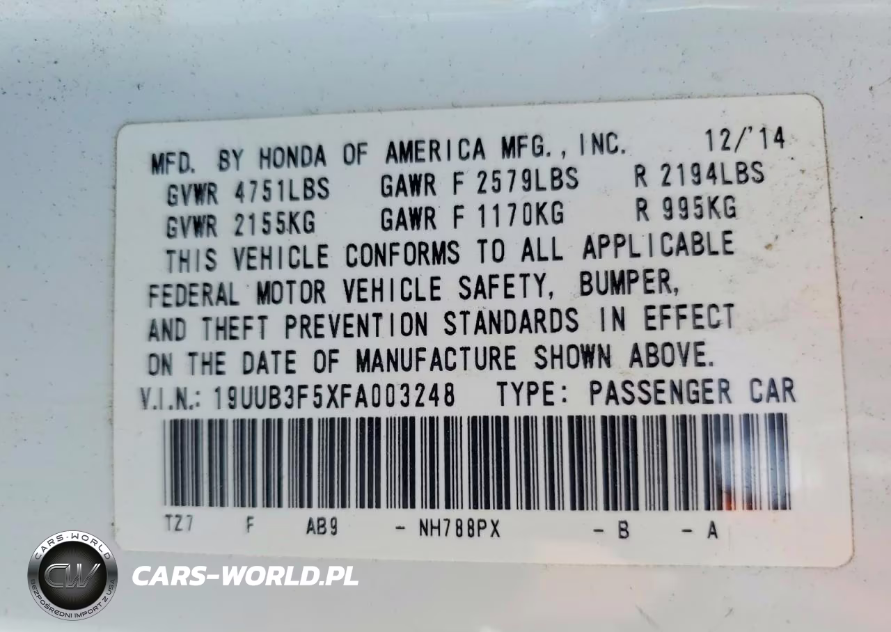 2015 Acura Tlx Tech VIN:19UUB3F5XFA003248 - 12