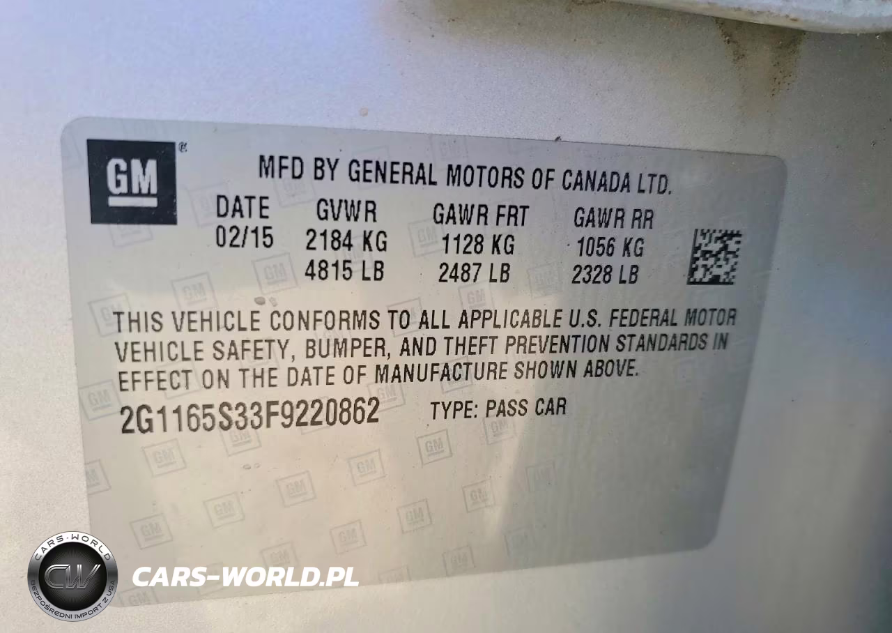 2015 Chevrolet Impala Ltz VIN:2G1165S33F9220862 - 12