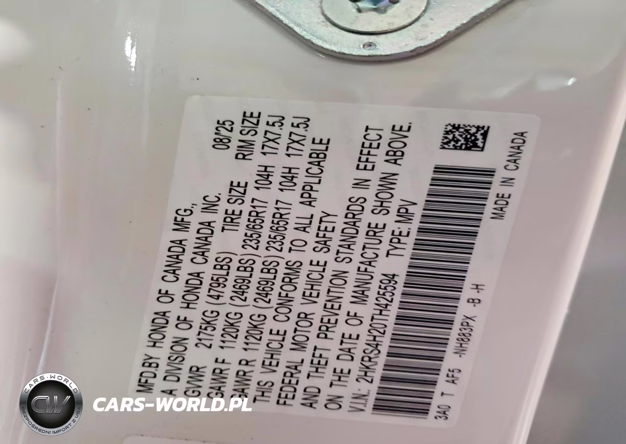 2026 Honda Cr-V Lx VIN:2HKRS4H20TH425594 - 13