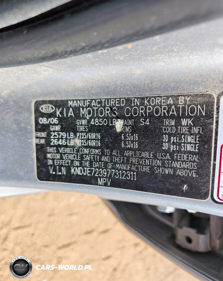 2007 Kia Sportage Lx VIN:KNDJE723977312311 - 13