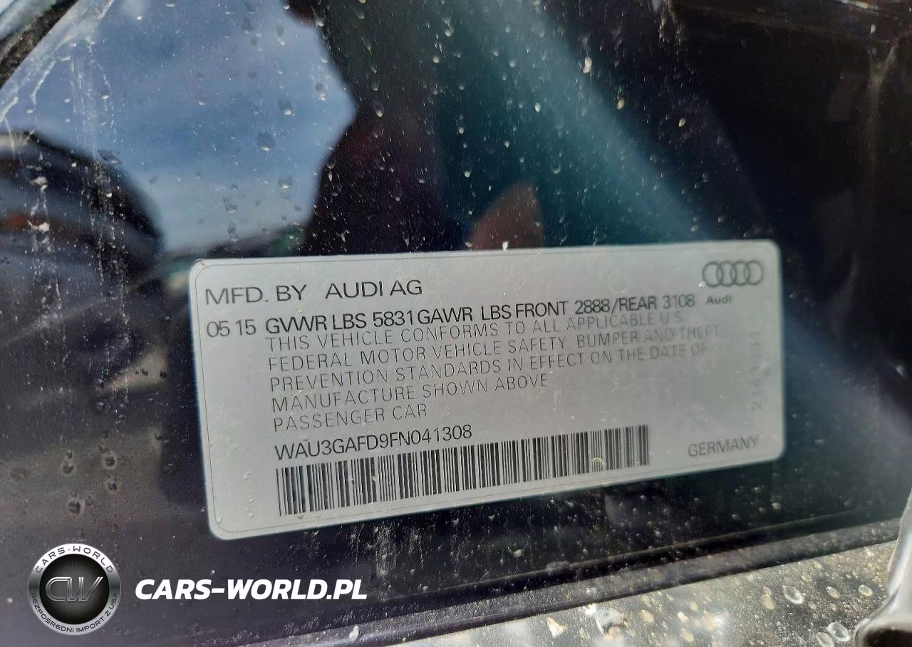2015 Audi A8 L Quattro VIN:WAU3GAFD9FN041308 - 13