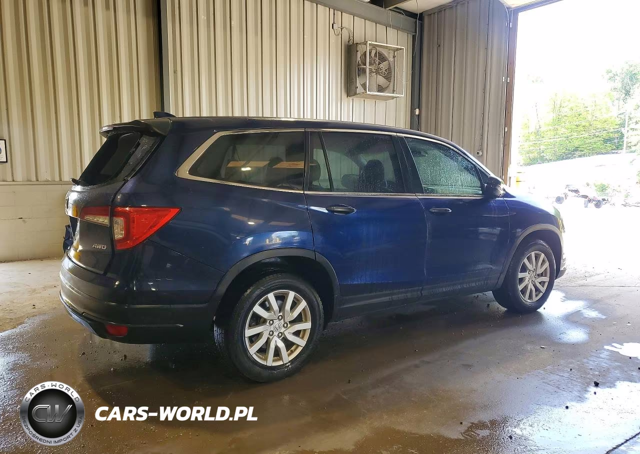 2019 Honda Pilot Lx VIN:5FNYF6H17KB019246 - 3