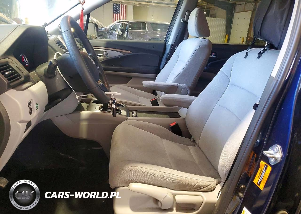 2019 Honda Pilot Lx VIN:5FNYF6H17KB019246 - 7
