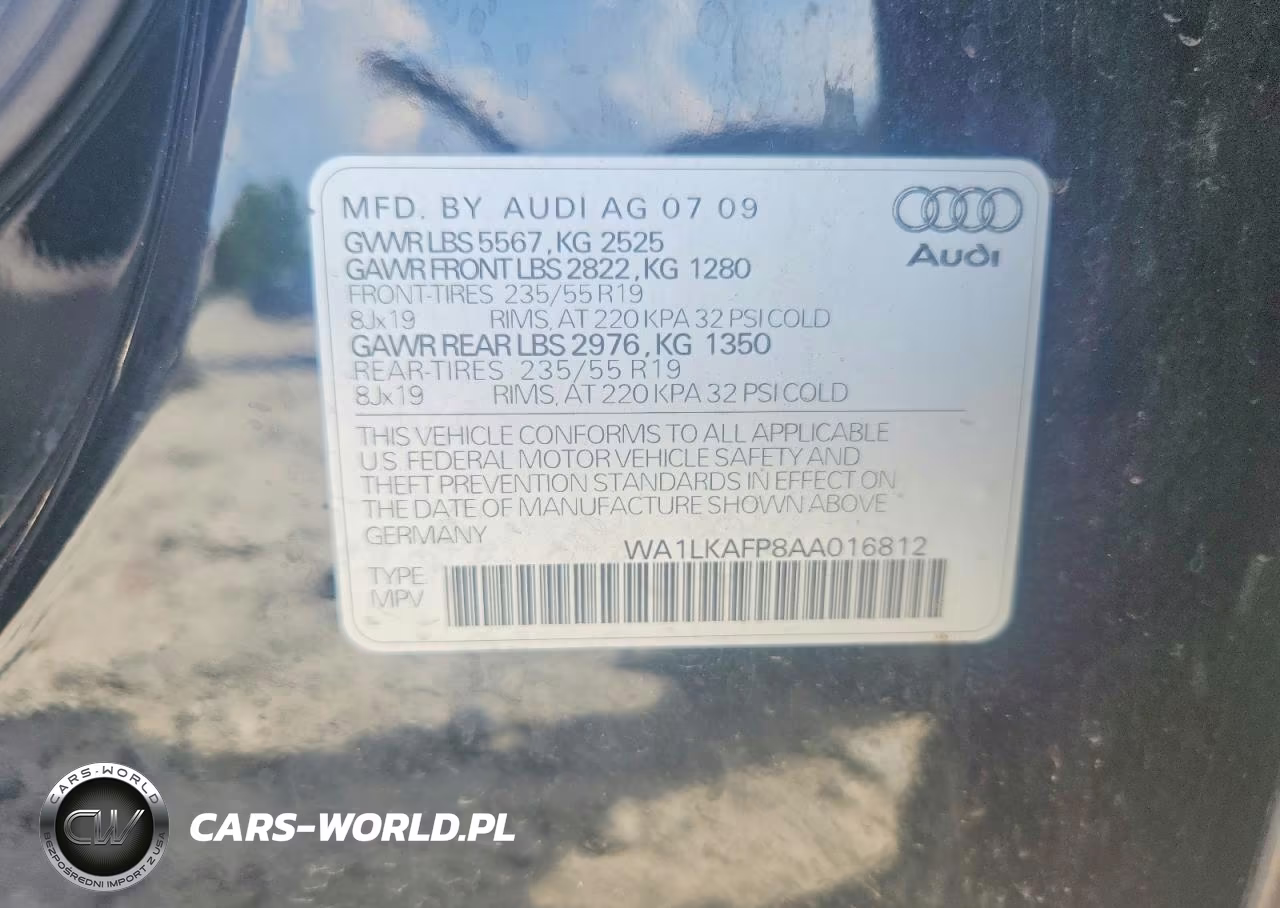 2010 Audi Q5 Premium Plus VIN:WA1LKAFP8AA016812 - 13