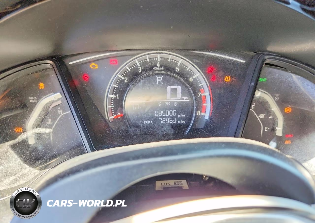 2016 Honda Civic Lx VIN:2HGFC4B0XGH314557 - 9