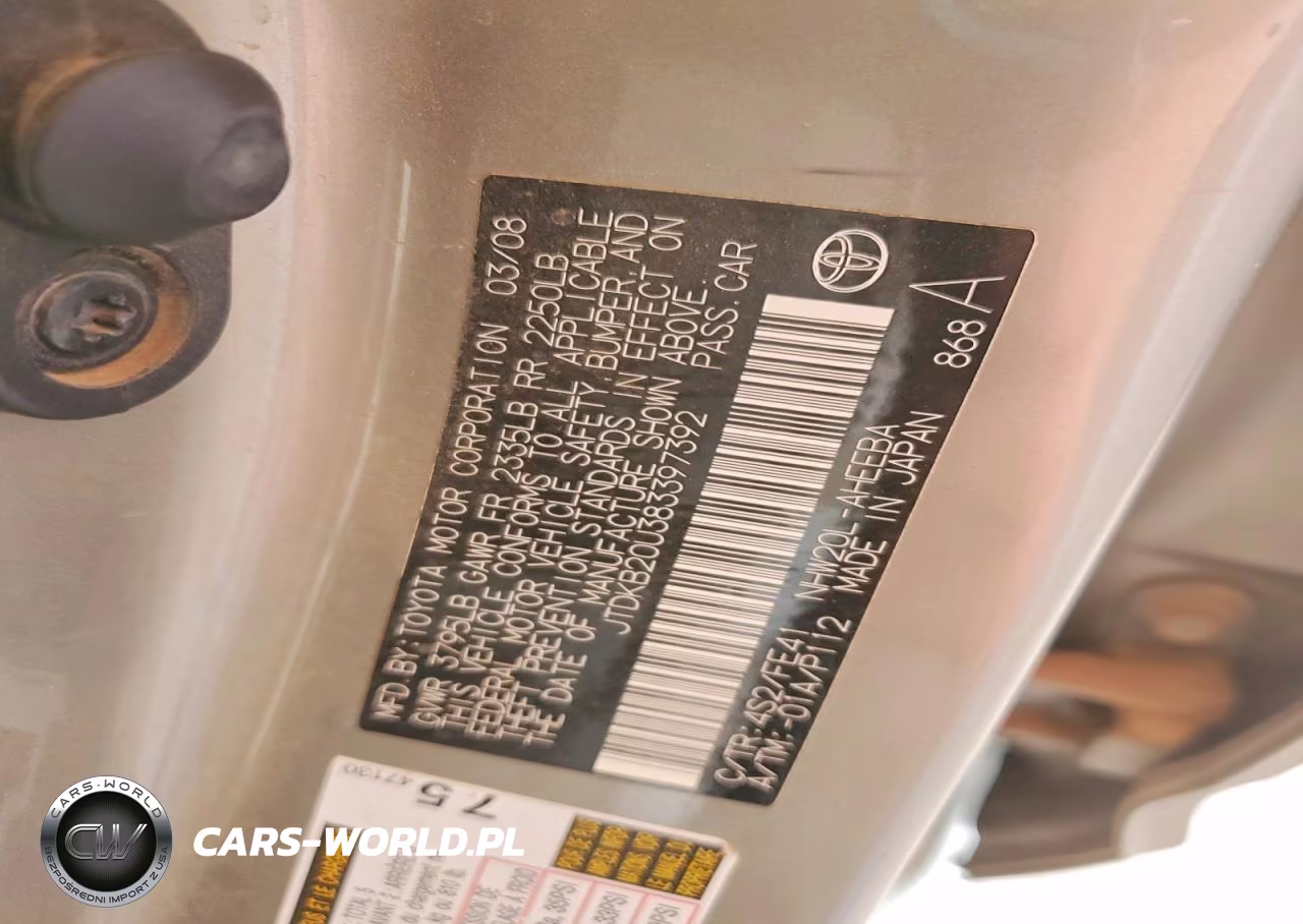 2008 Toyota Prius Base VIN:JTDKB20U383397392 - 12