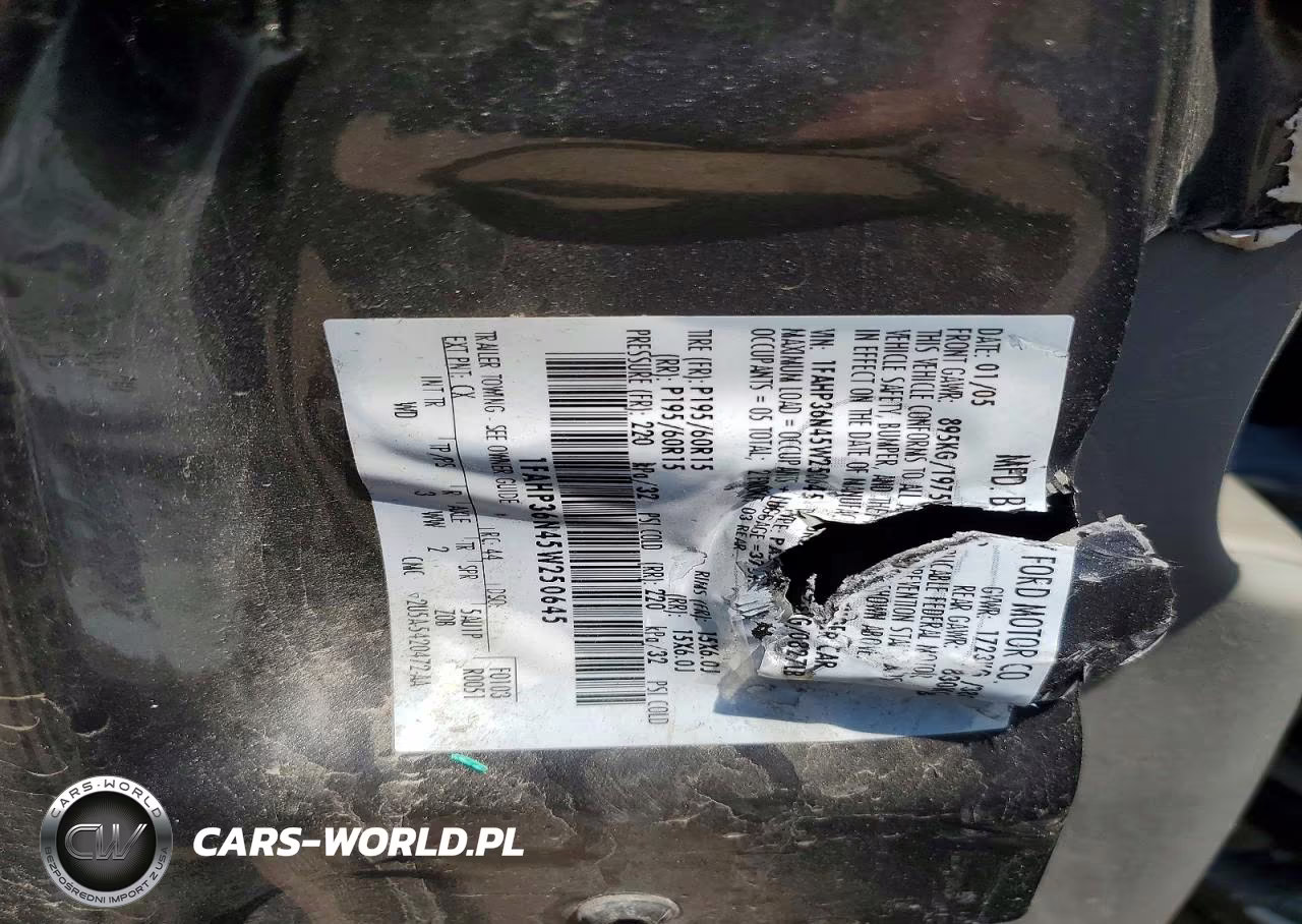 2005 Ford Focus VIN:1FAHP36N45W250645 - 12