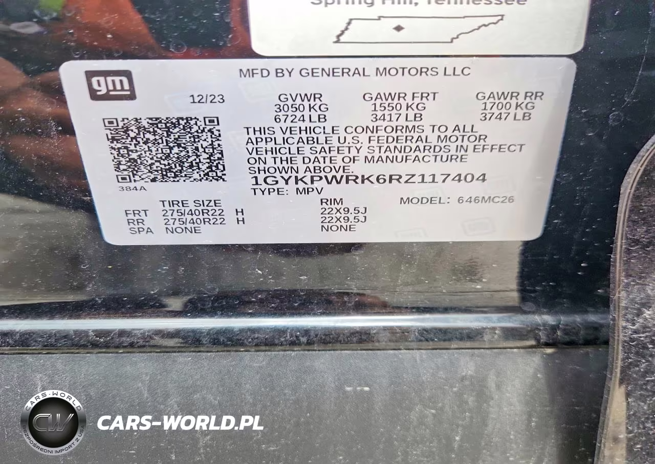2024 Cadillac Lyriq Sport W-1Sk VIN:1GYKPWRK6RZ117404 - 12