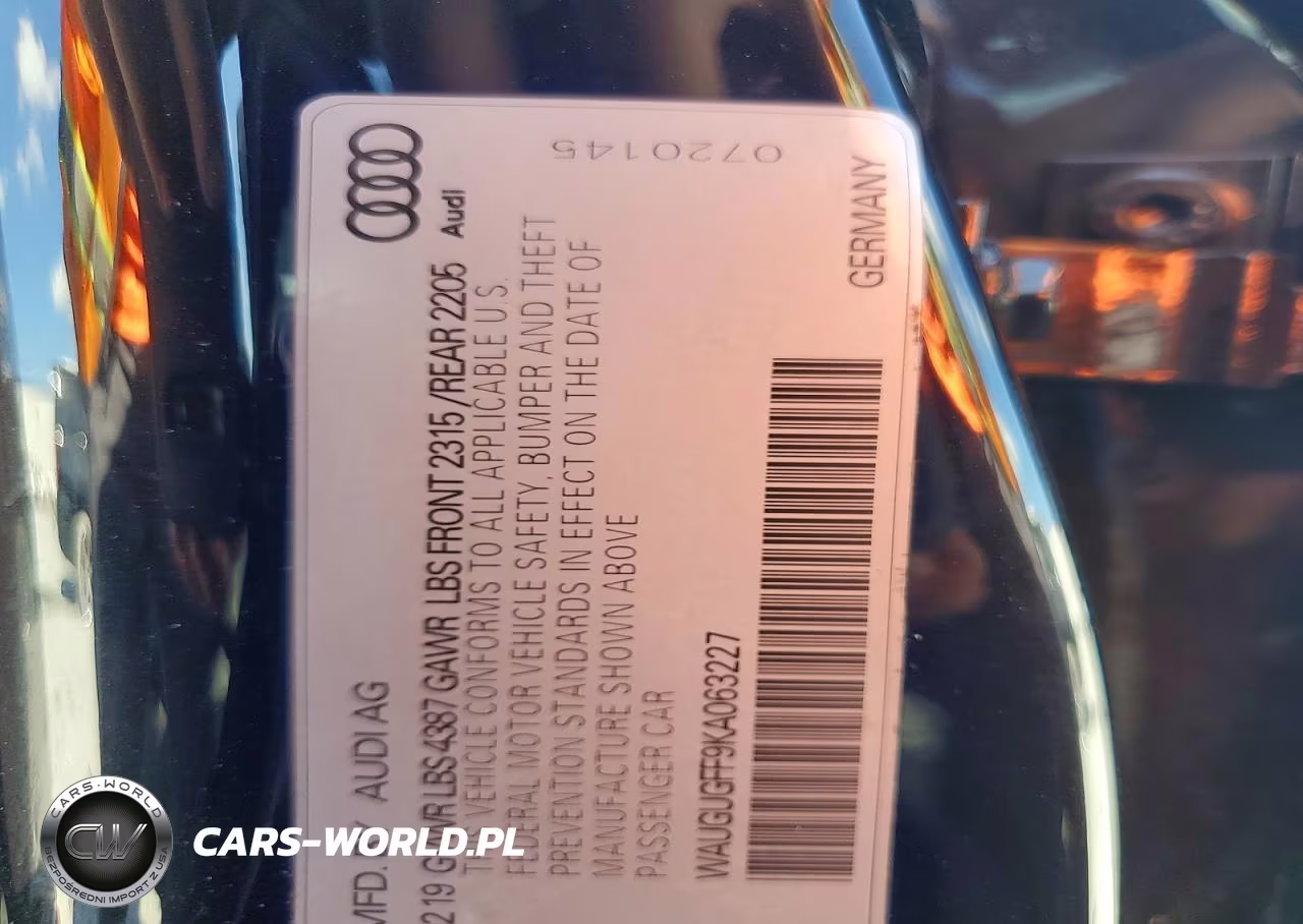 2019 Audi A3 Premium Plus VIN:WAUGUGFF9KA063227 - 12