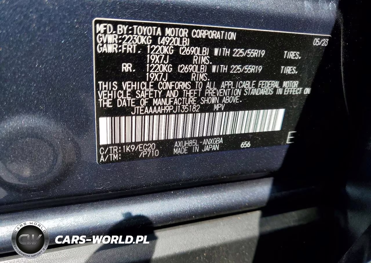 2023 Toyota Venza Xle VIN:JTEAAAAH9PJ135182 - 13