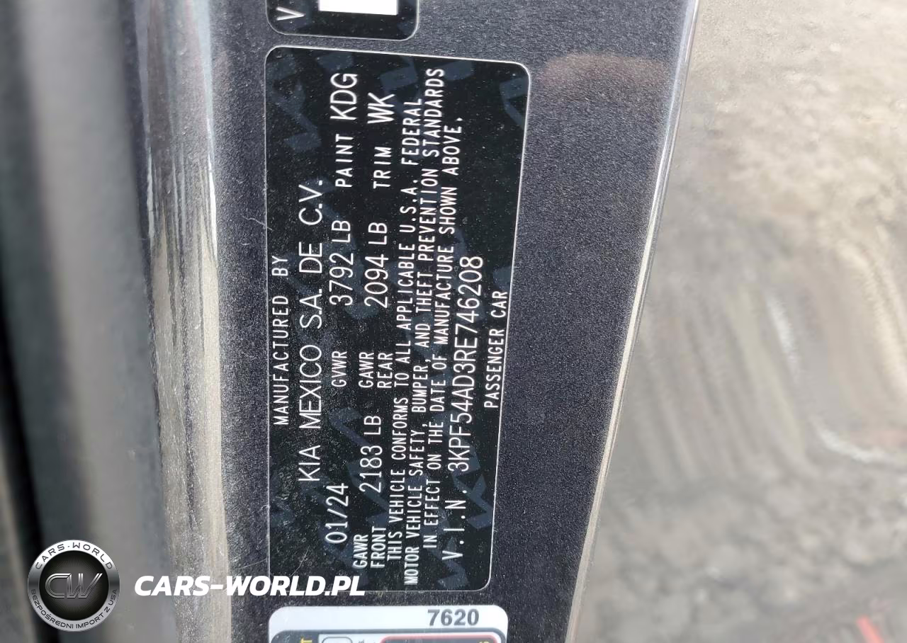 2024 Kia Forte Gt Line VIN:3KPF54AD3RE746208 - 12
