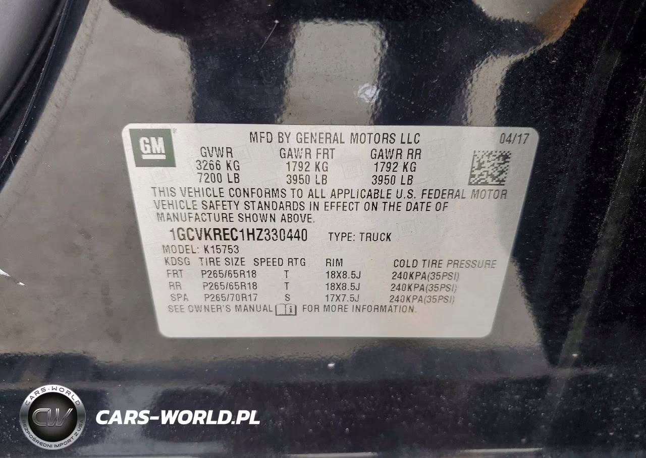 2017 Chevrolet Silverado K1500 Lt VIN:1GCVKREC1HZ330440 - 12