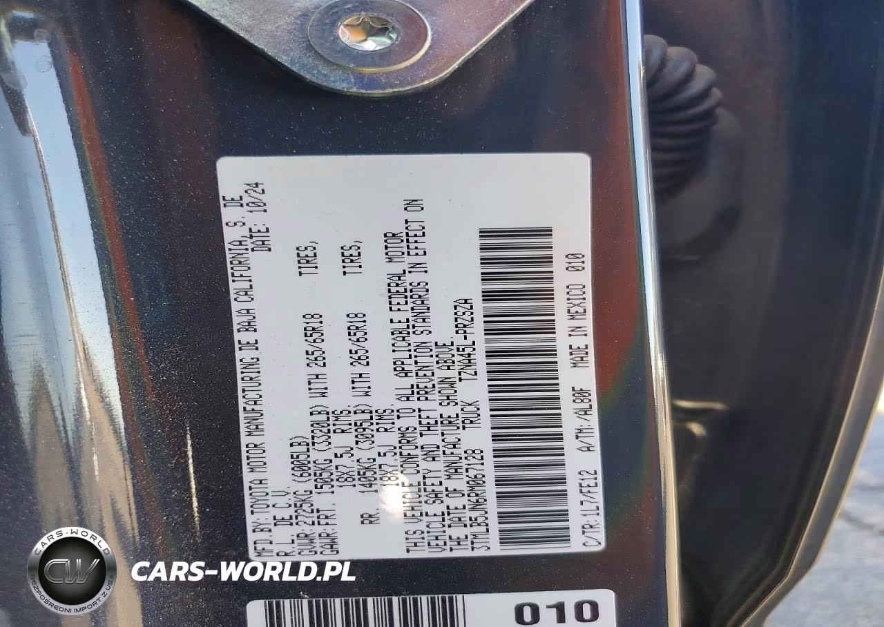 2024 Toyota Tacoma Trd Sport VIN:3TMLB5JN6RM067128 - 13