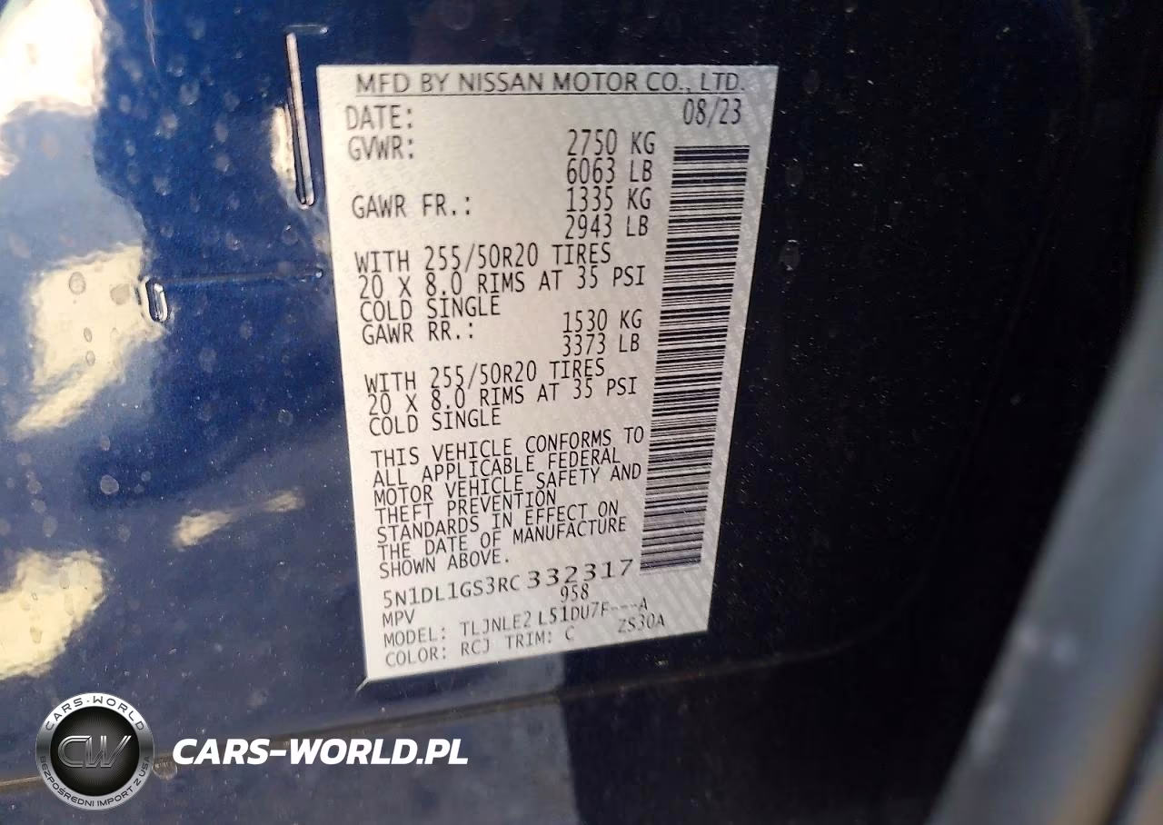2024 Infiniti Qx60 Sensory VIN:5N1DL1GS3RC332317 - 13