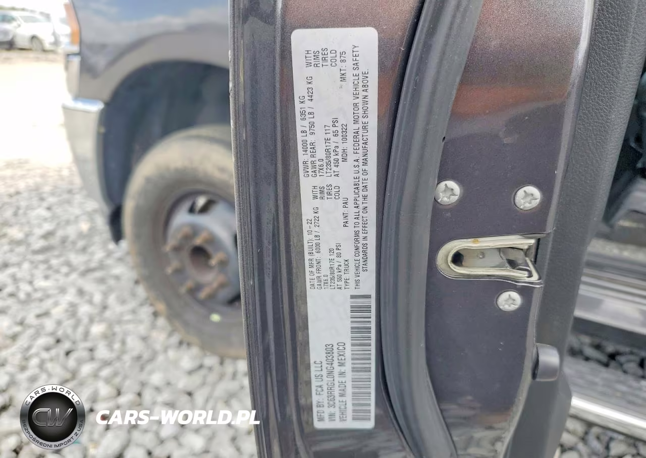 2022 Ram 3500 Tradesman VIN:3C63RRGL0NG403803 - 13