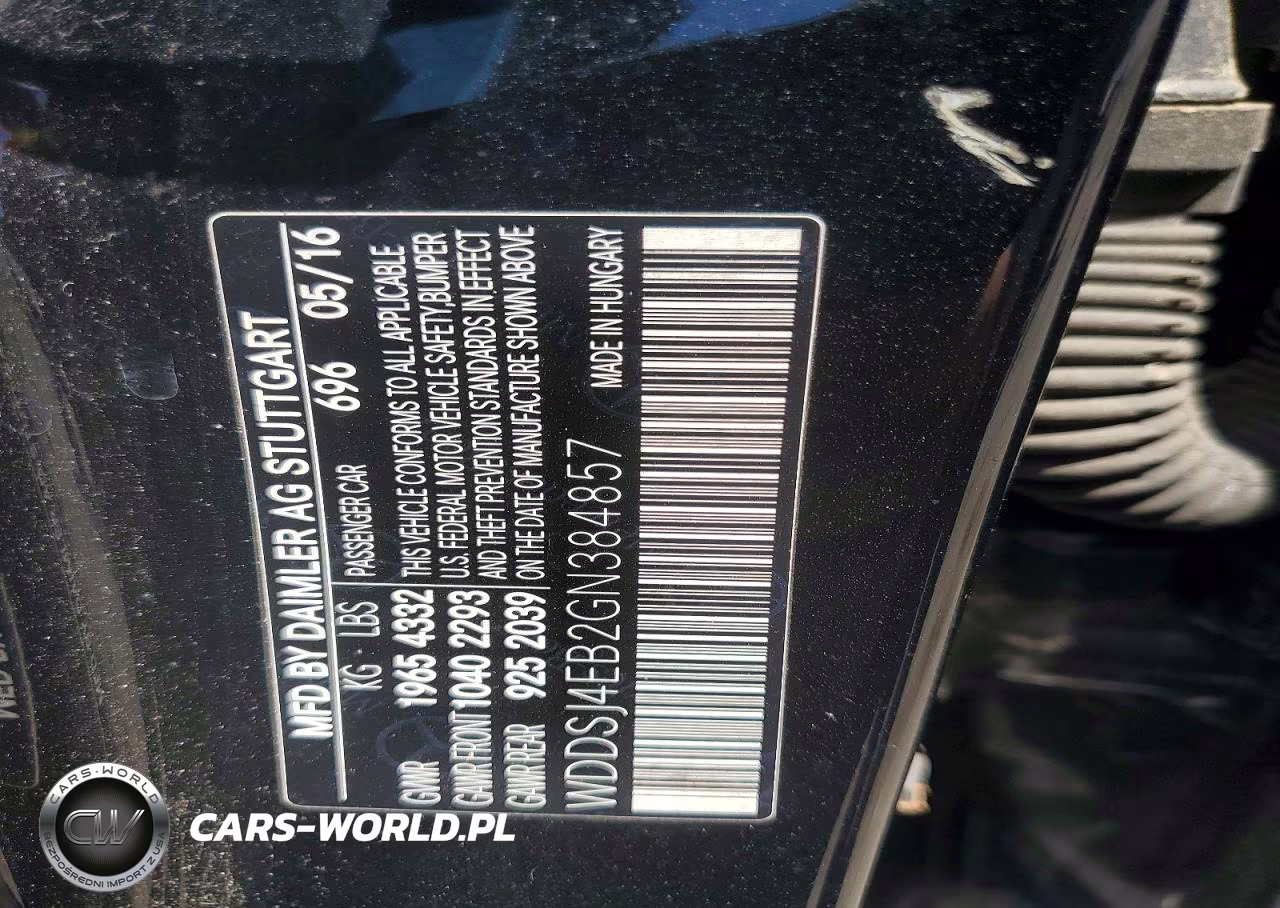 2016 Mercedes-Benz Cla 250 VIN:WDDSJ4EB2GN384857 - 12