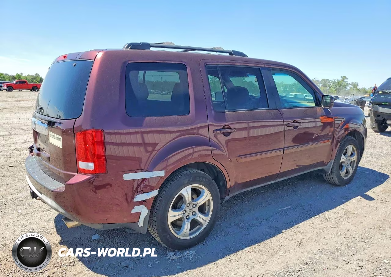 2012 Honda Pilot Exl VIN:5FNYF4H64CB050844 - 3