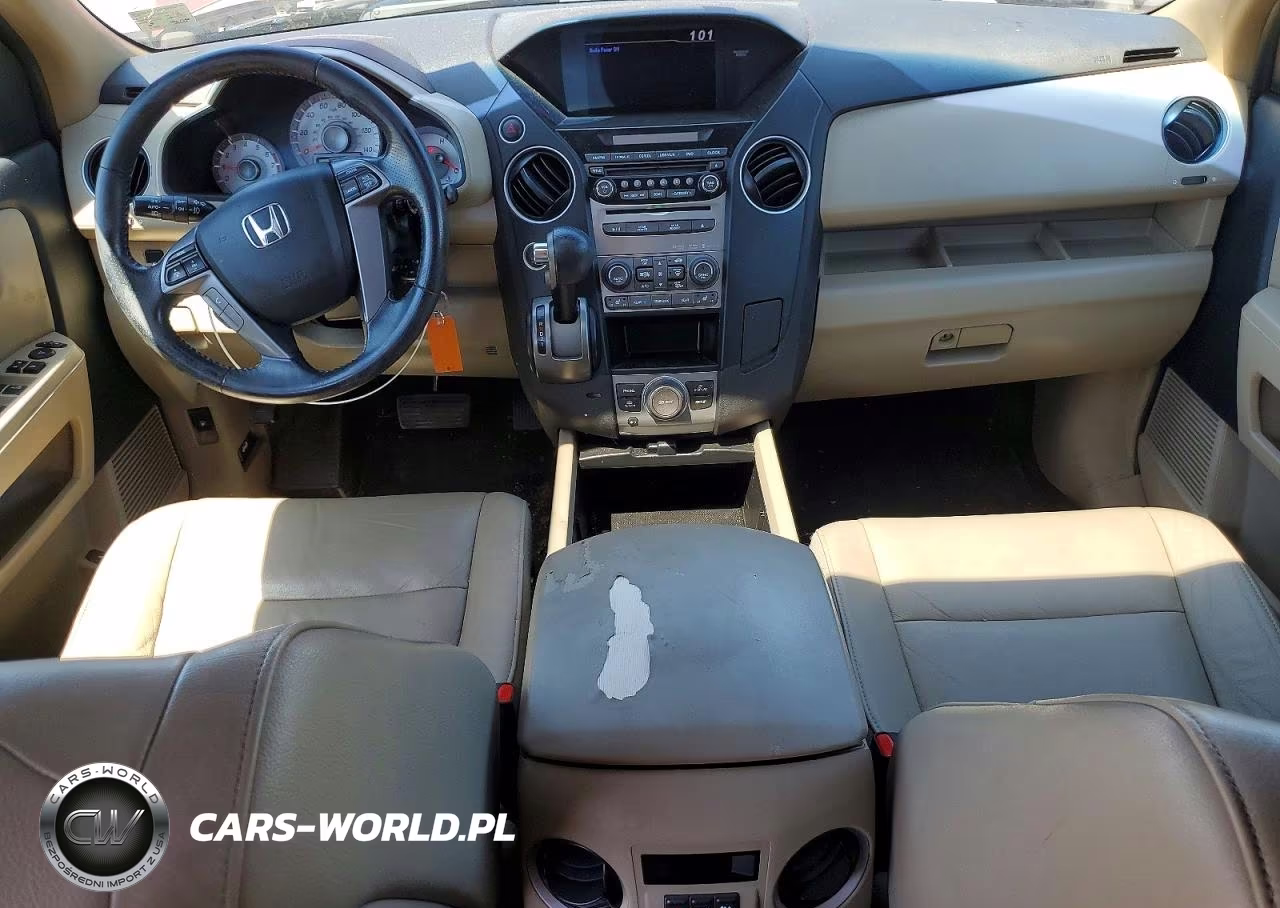 2012 Honda Pilot Exl VIN:5FNYF4H64CB050844 - 8